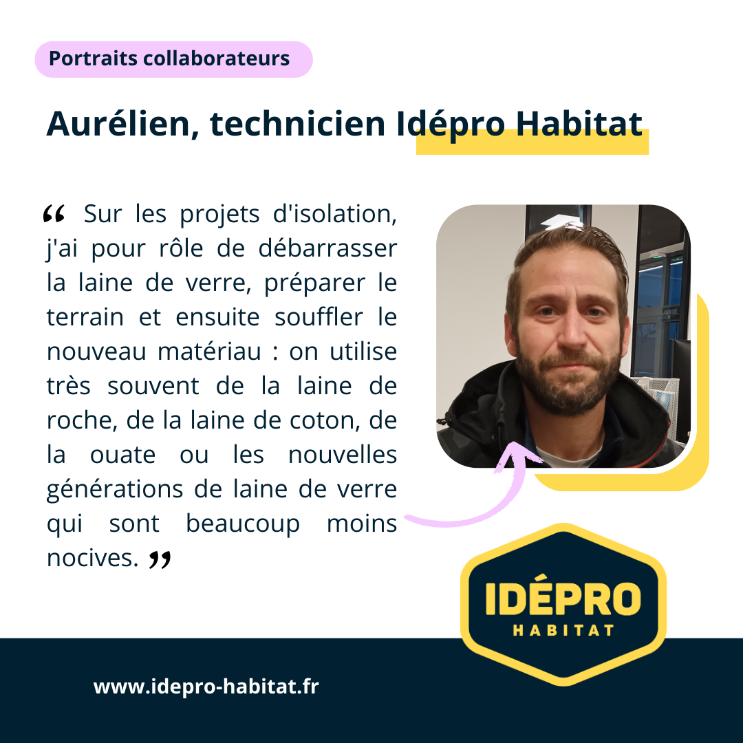 Aurélien, technicien chez Idépro Habitat depuis 2021